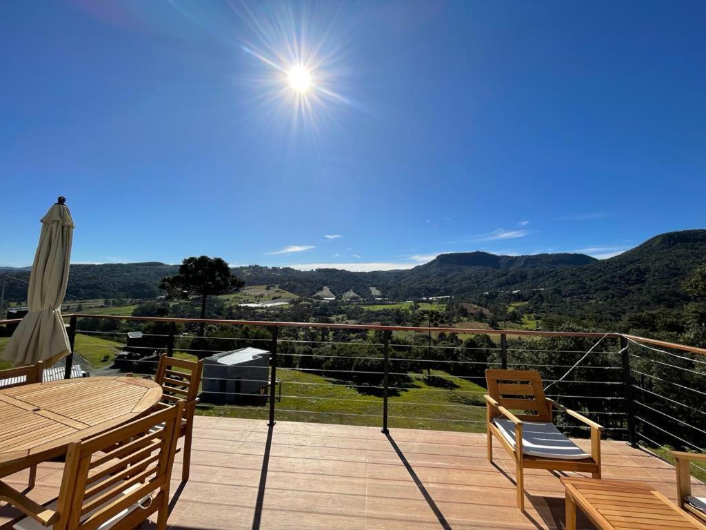Villa Casa Por Do Sol Com Banheira De Hidromassagem Urubici Esterno foto